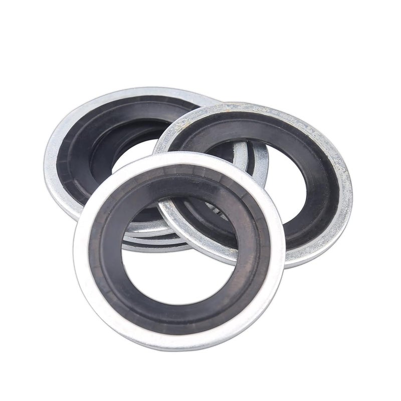 BUSY-CORNER Air Conditioning Compressor Port Seal Washer Kit A/C Gasket Assortment 45 Pieces AC Compressor Washer Seals Bonded Seal Gasket Assortment - Image 5